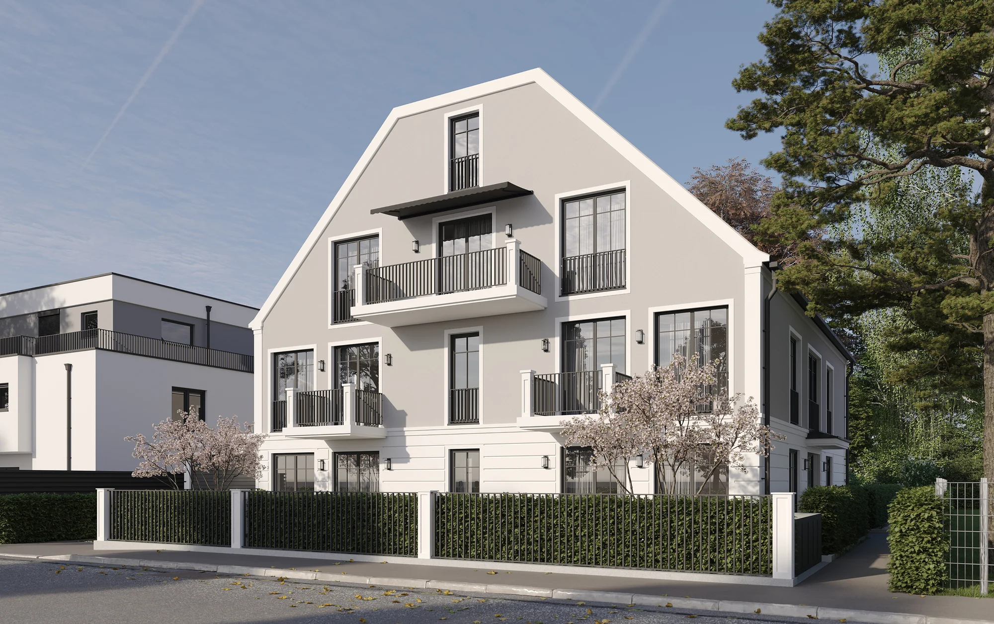 Außenansicht Straßenseite — Rendering 2022