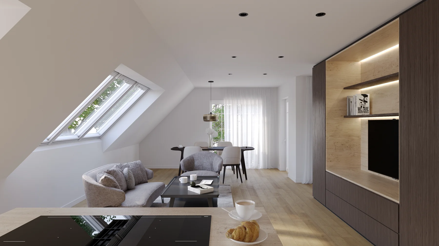 Wohnung 2. OG — Rendering 2022