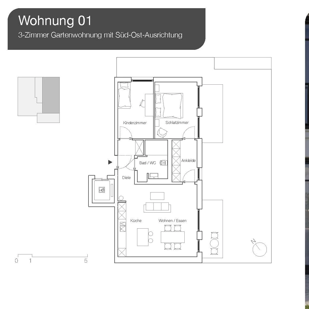 Grundriss Wohnung 01
